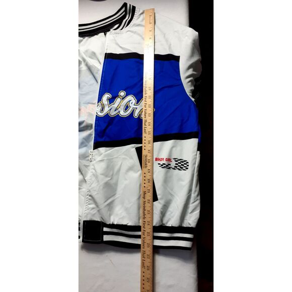 Shein Sports Jacket Size S Pioneers Destiny Passion Biker Girl Summer #444 - Picture 5 of 6